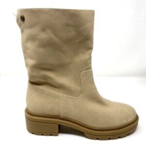 Rocket Dog Idea Women&#039;s Faux Fur Lining Boot, Chunky Heel, Natural Size 7.5